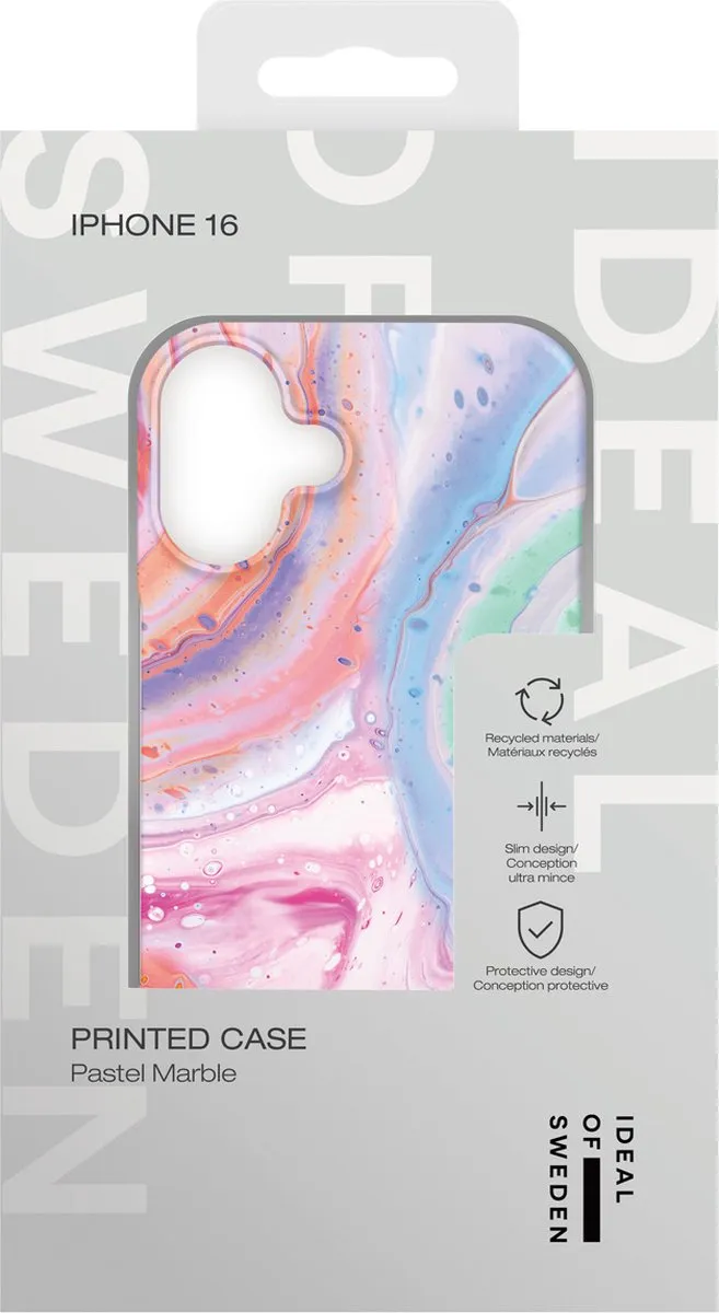 iDeal of Sweden iPhone 16 Backcover Pastel Marble - IDFC-I2461-511