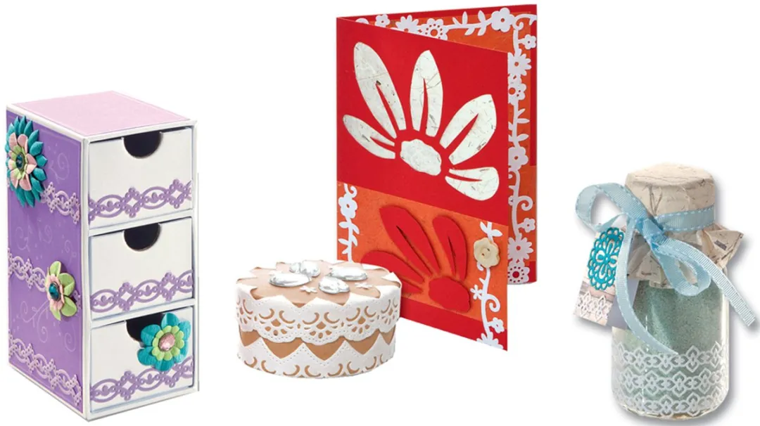 Folia Fluwelen Borduurselband Zomer - 3 Rollen - Zwart - afbeelding 3 van 4