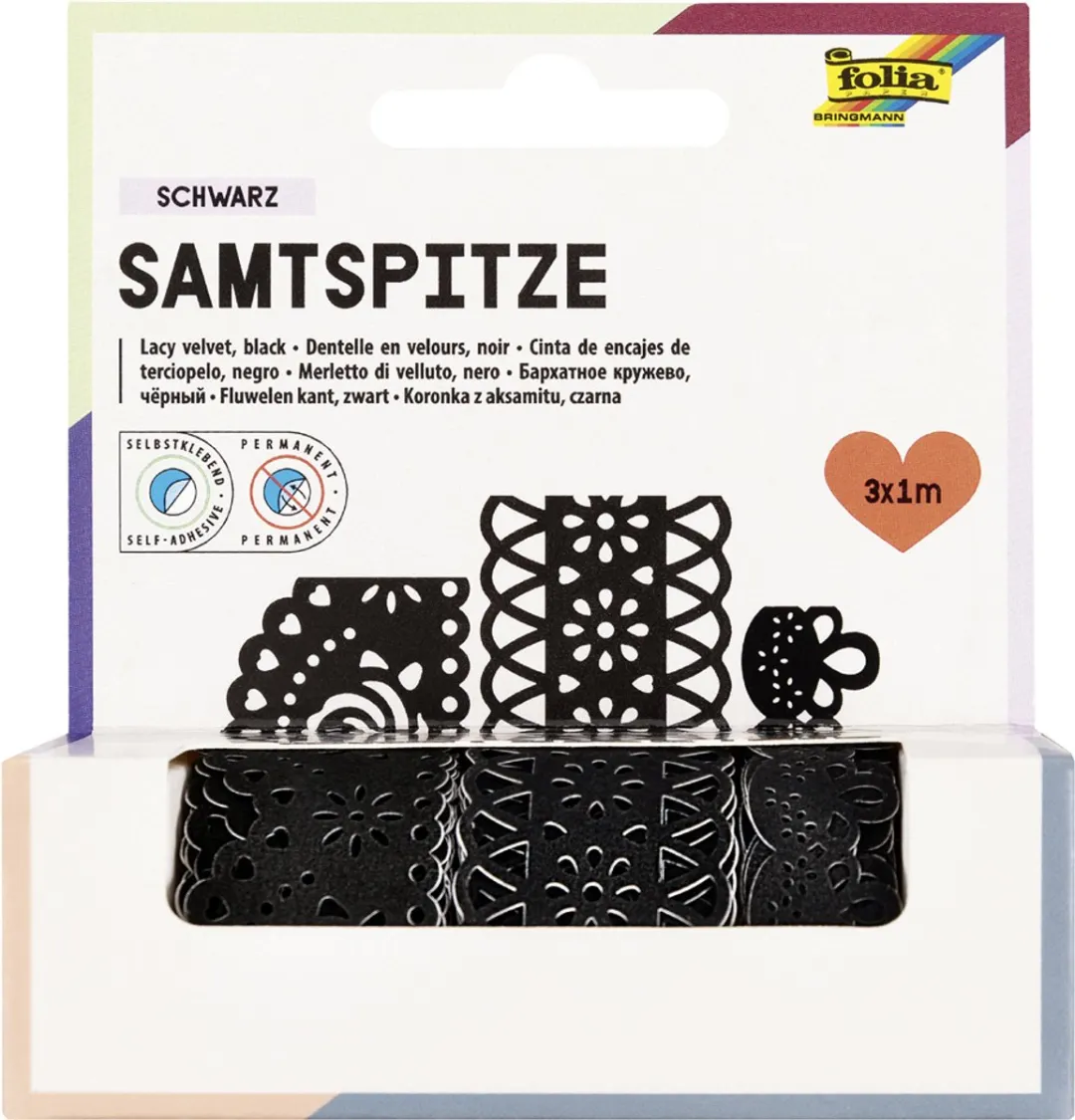 Folia Fluwelen Borduurselband Zomer