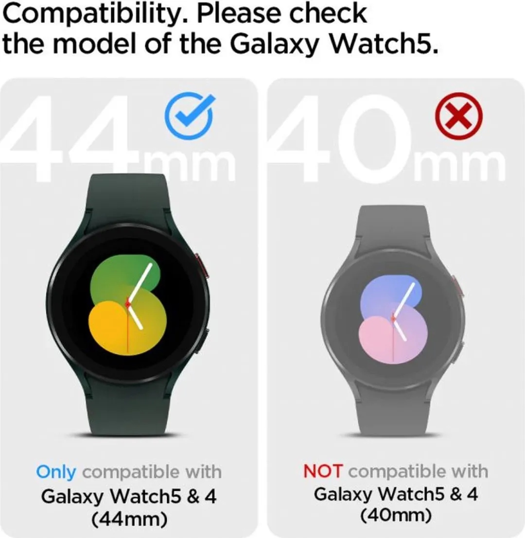 Spigen Ultra Hybrid Case Samsung Galaxy Watch 4/5 44mm - Transparant