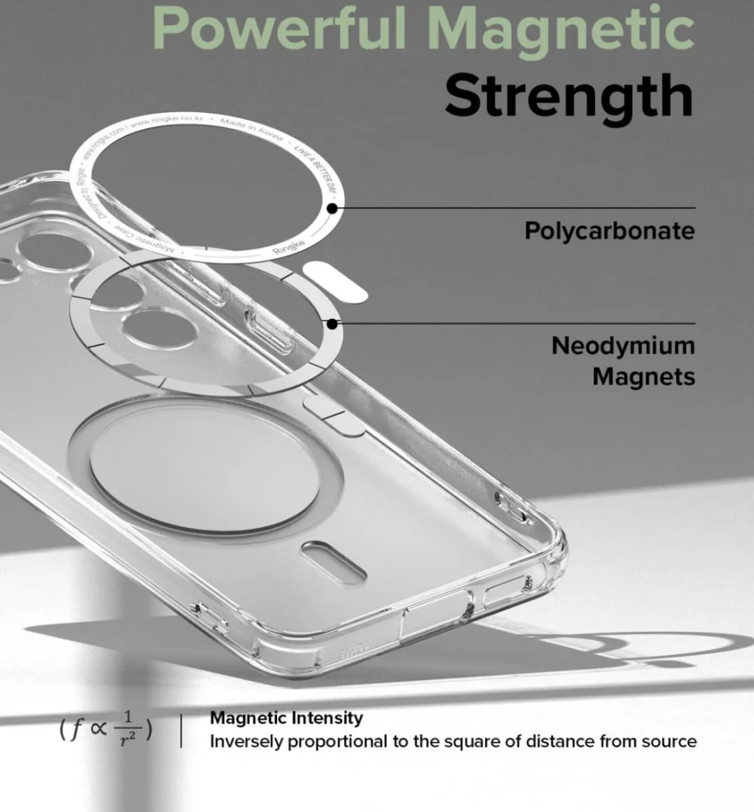 Ringke Fusion Magnetic Hoesje Samsung Galaxy S23 Ultra - Transparant - afbeelding 2 van 6