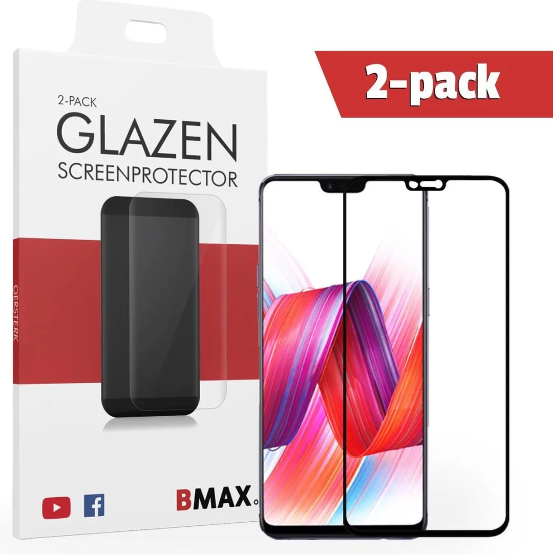 BMAX Oppo R15 Pro Full Cover Glas Screenprotector
