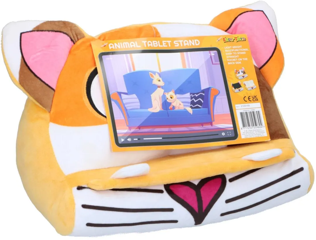 Eddy Toys Animal Tablethouder Wit - 33x27x18cm