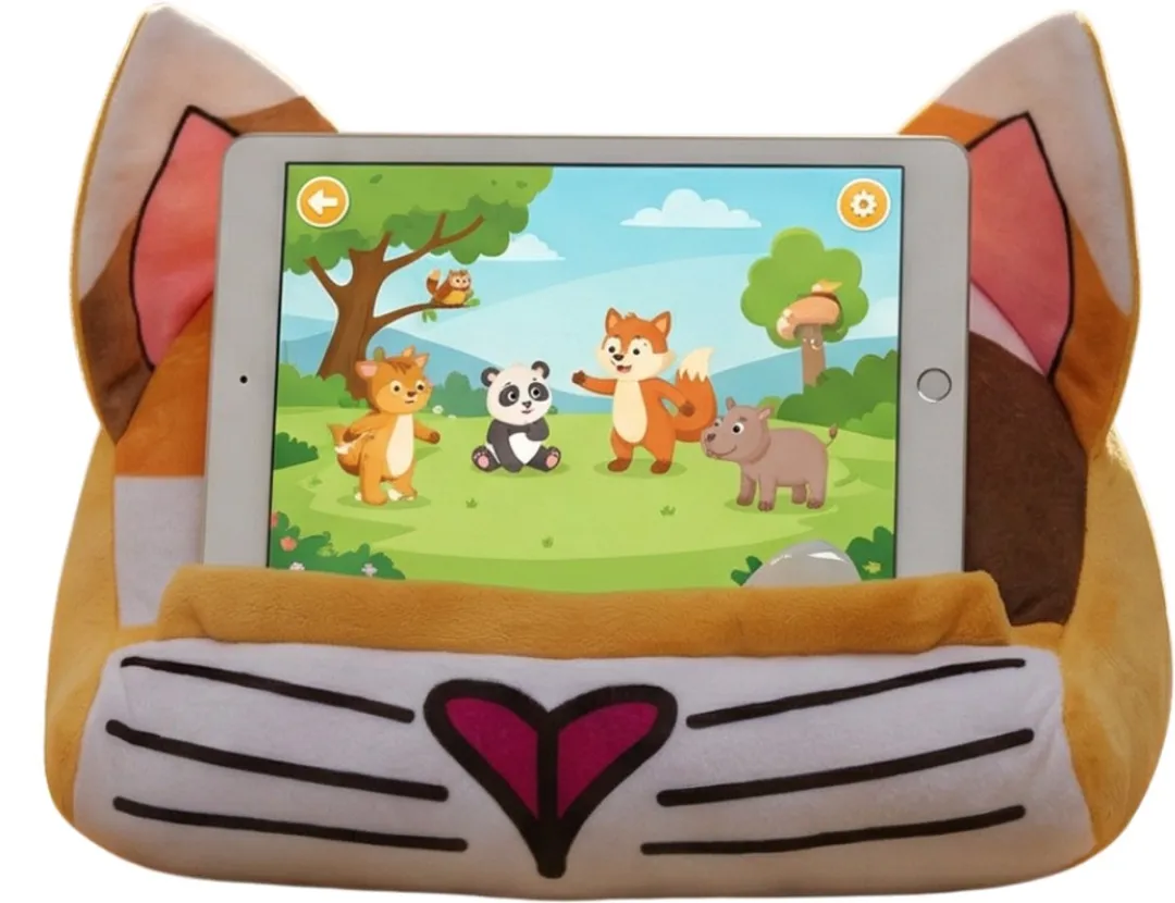 Eddy Toys Animal Tablethouder Wit - 33x27x18cm