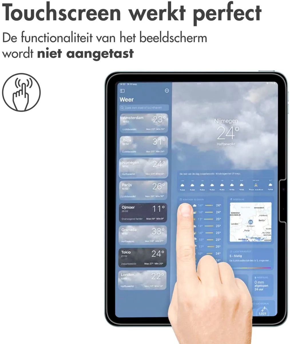 imoshion SH00077662 Tablet Screenprotector - iPad 10/11/Air 11" - Transparant