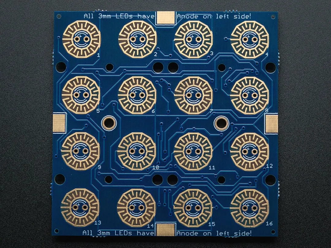 Adafruit Trellis Monochrome Driver PCB 1616