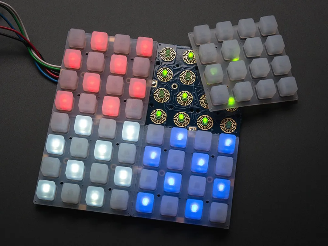 Adafruit Trellis Monochrome Driver PCB 1616