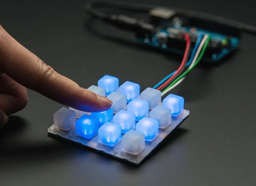 Adafruit Trellis Monochrome Driver PCB 1616