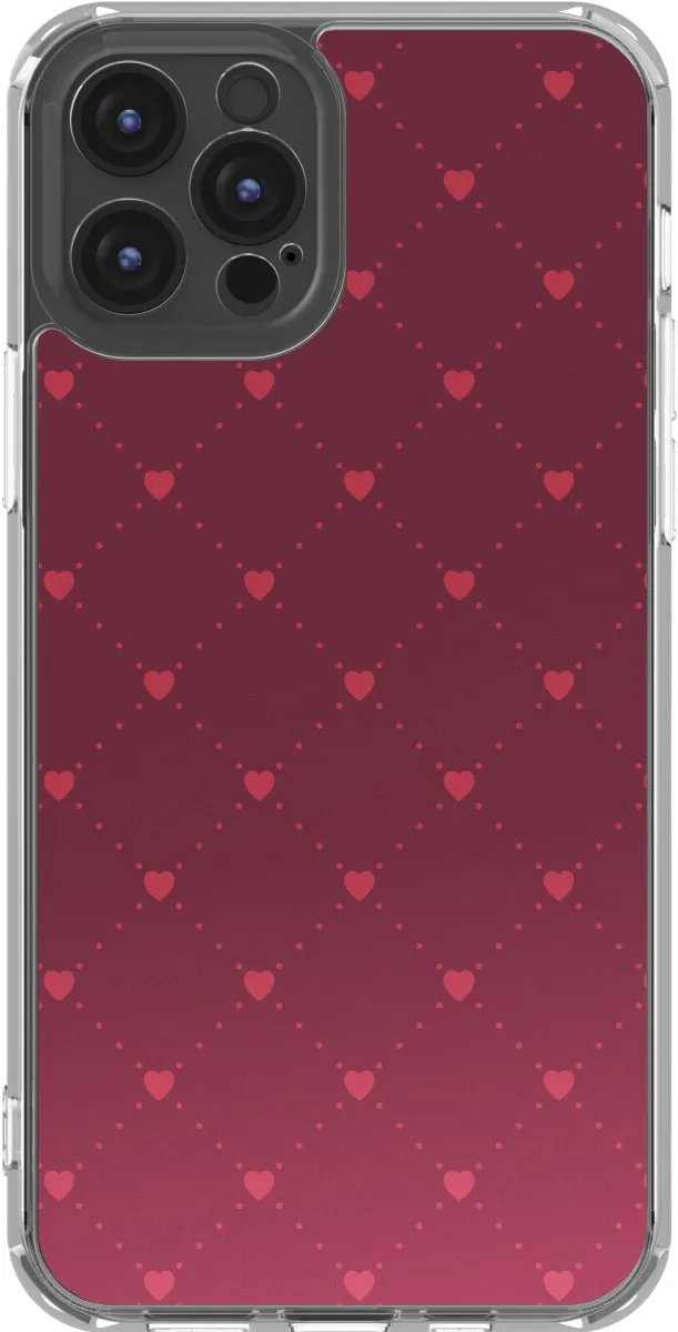 Imoshion iPhone 12/Pro Hoesje - Crush Check Coral Dust