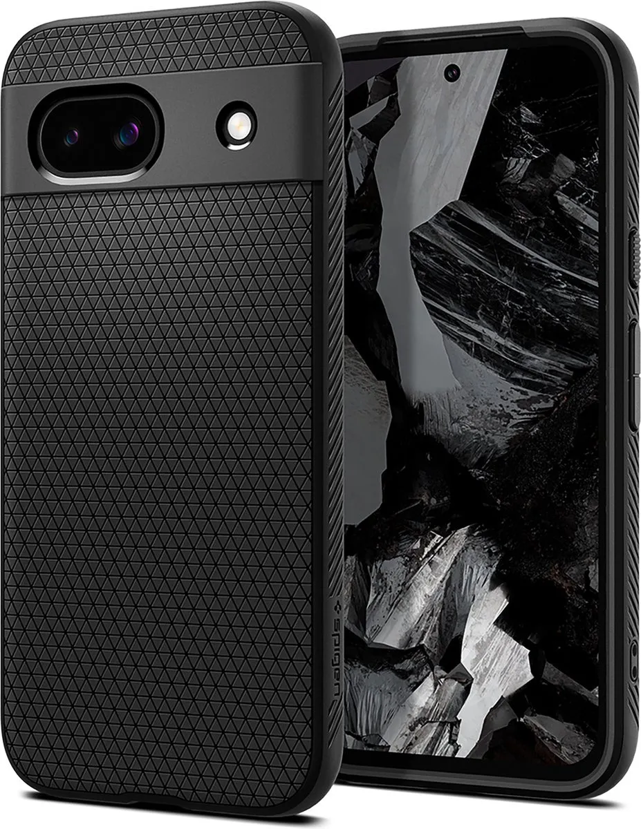 Spigen Liquid Air Hoesje ACS07257 - Google Pixel 8a - Zwart