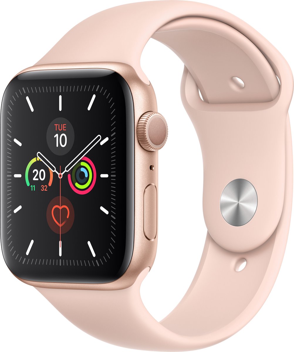 Apple Watch Series 5 - Smartwatch dames - 44 mm - Roze