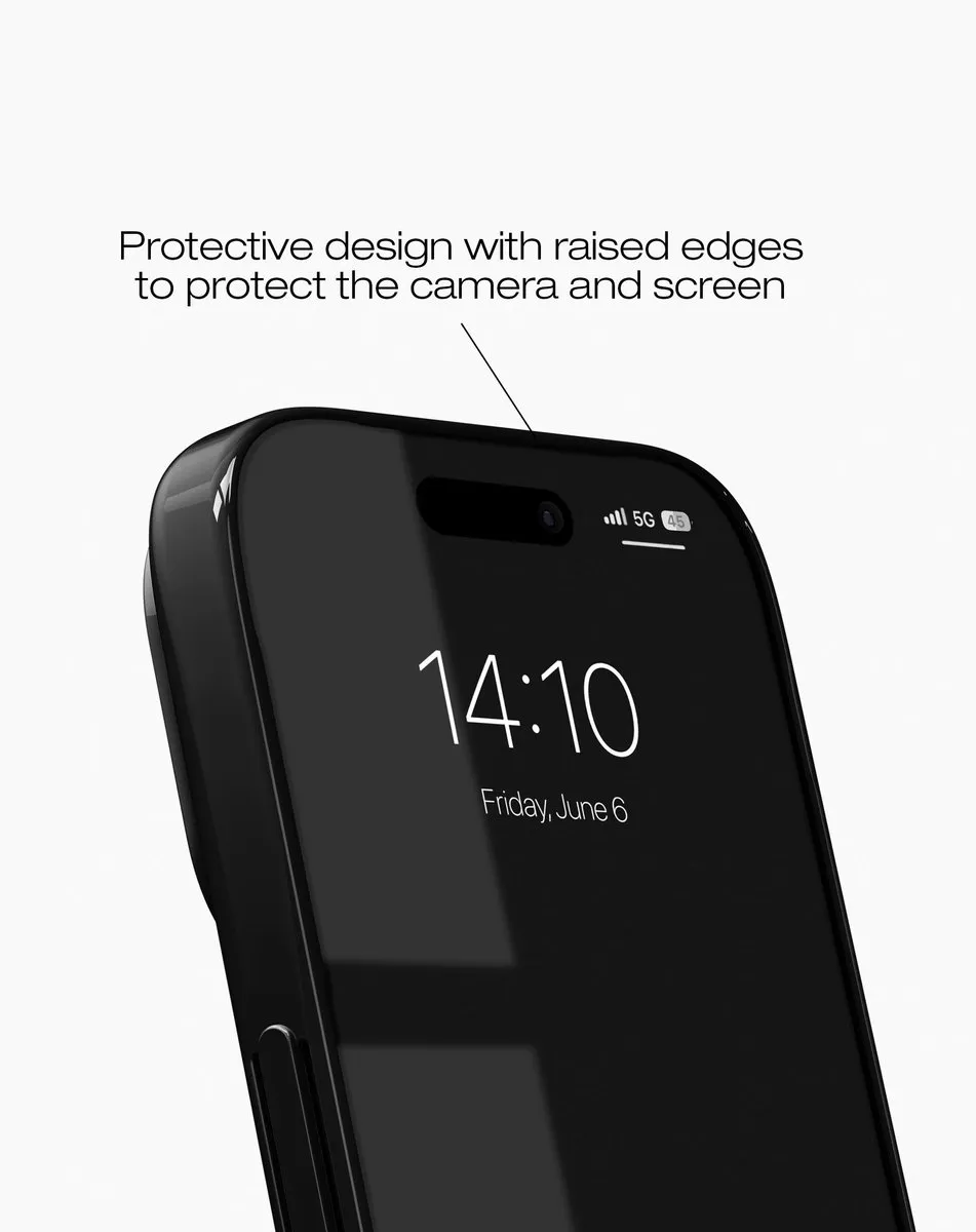 iDeal of Sweden iPhone 16 Slim Case MagSafe Glossy Black - IDSLCMS-I2461-280
