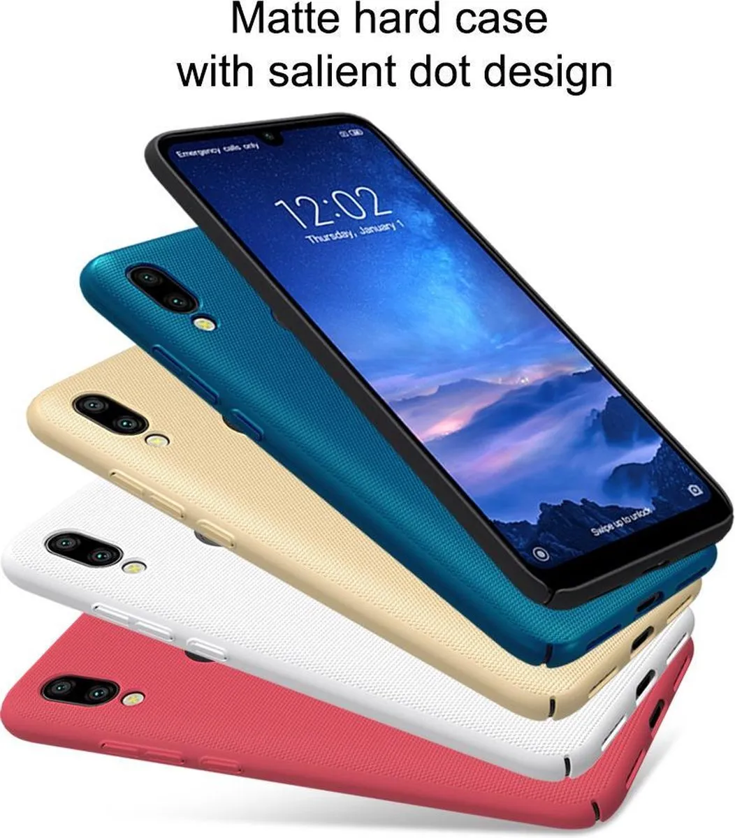 Nillkin Frosted Shield Hoesje Xiaomi Redmi 7 - Zwart - afbeelding 6 van 6