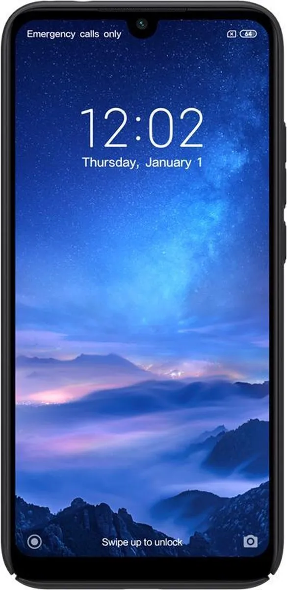 Nillkin Frosted Shield Hoesje Xiaomi Redmi 7 - Zwart - afbeelding 2 van 6