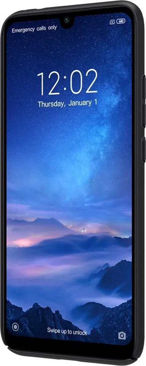 Nillkin Frosted Shield Hoesje Xiaomi Redmi 7 - Zwart - afbeelding 4 van 6