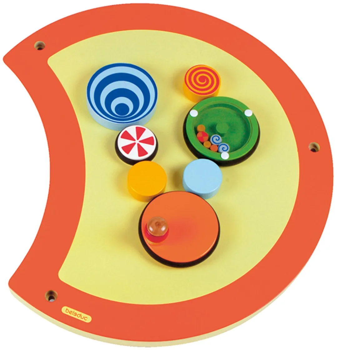 Beleduc Speel Element Rups Draaibord 405013 - Multicolor