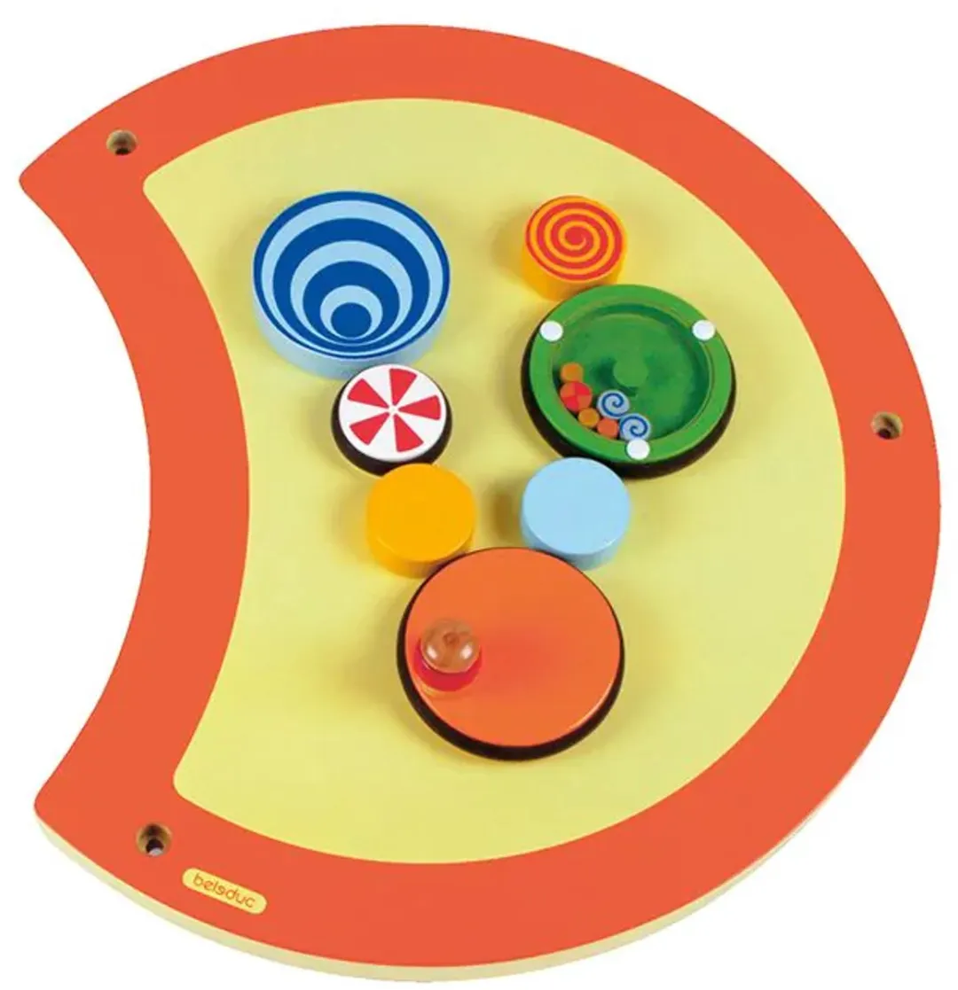 Beleduc Speel Element Rups Draaibord 405013 - Multicolor