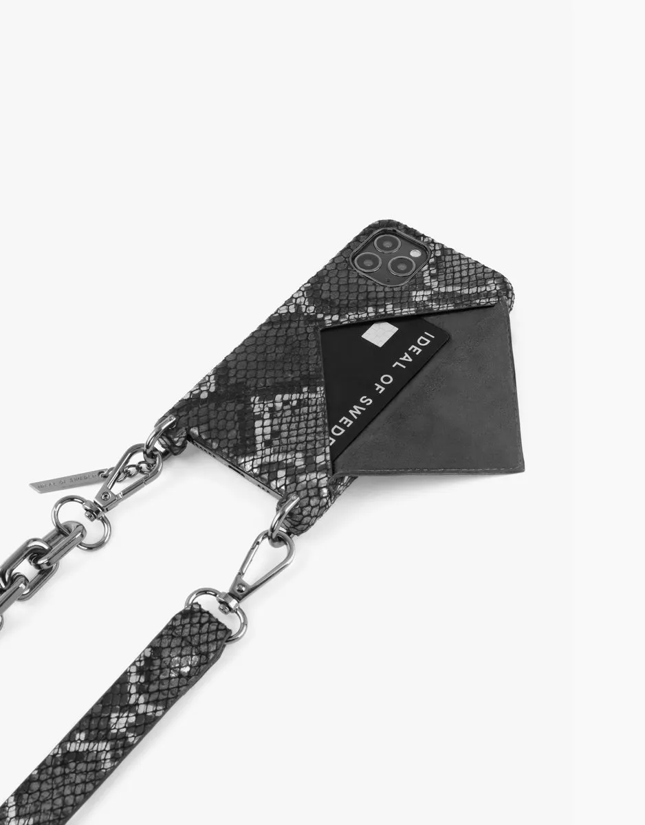 iDeal of Sweden Statement Necklace Case iPhone 11/XR - IDSPNSS21-I1961-282 - Zwart - afbeelding 2 van 6