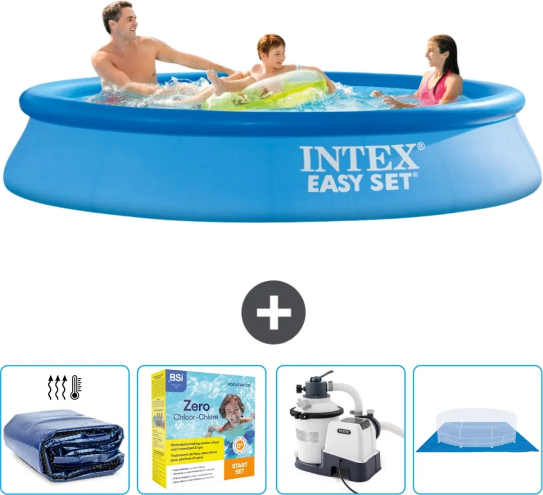 Intex Easy Set Zwembad 305cm x 61cm - Blauw - 3077L