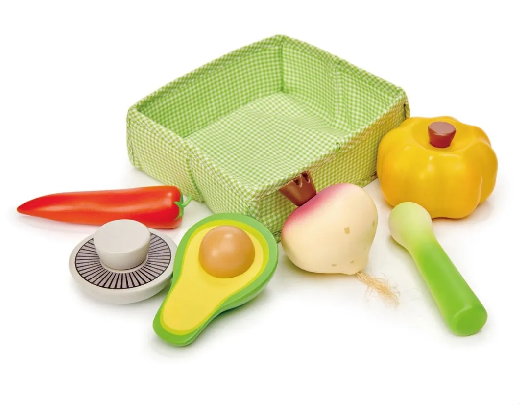 Tender Leaf Toys Groenten Mandje - Multicolor - afbeelding 6 van 6
