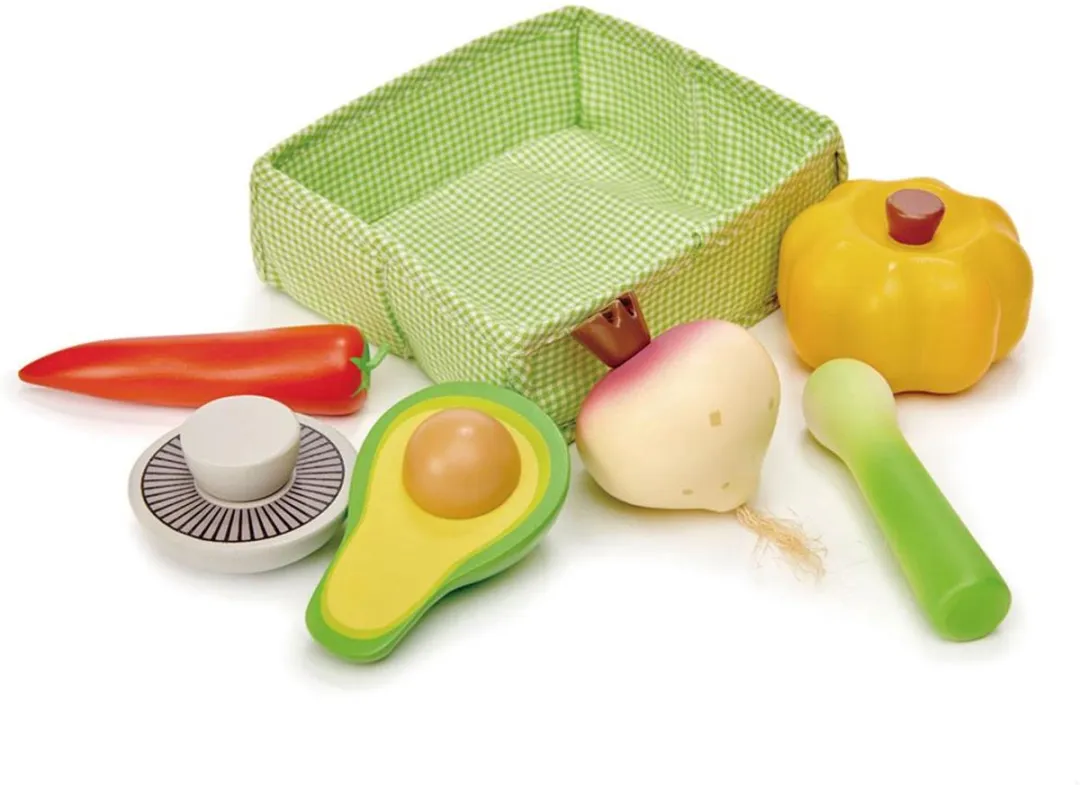 Tender Leaf Toys Groenten Mandje - Multicolor