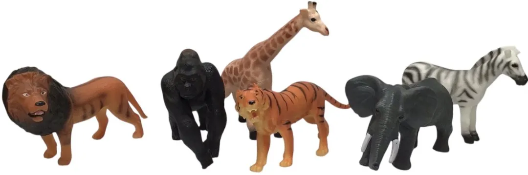 Ruby Toys Safari Speelfiguren 6 Stuks