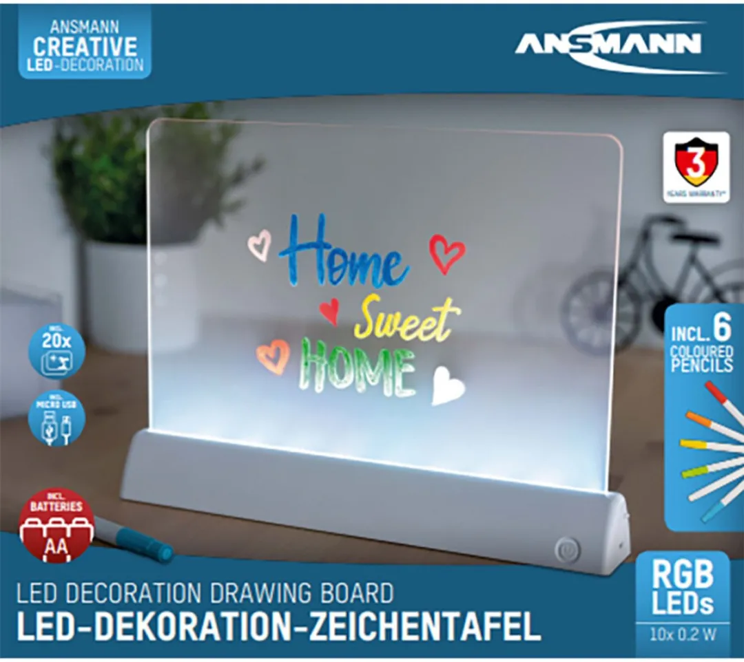 Ansmann LED Tekenbord