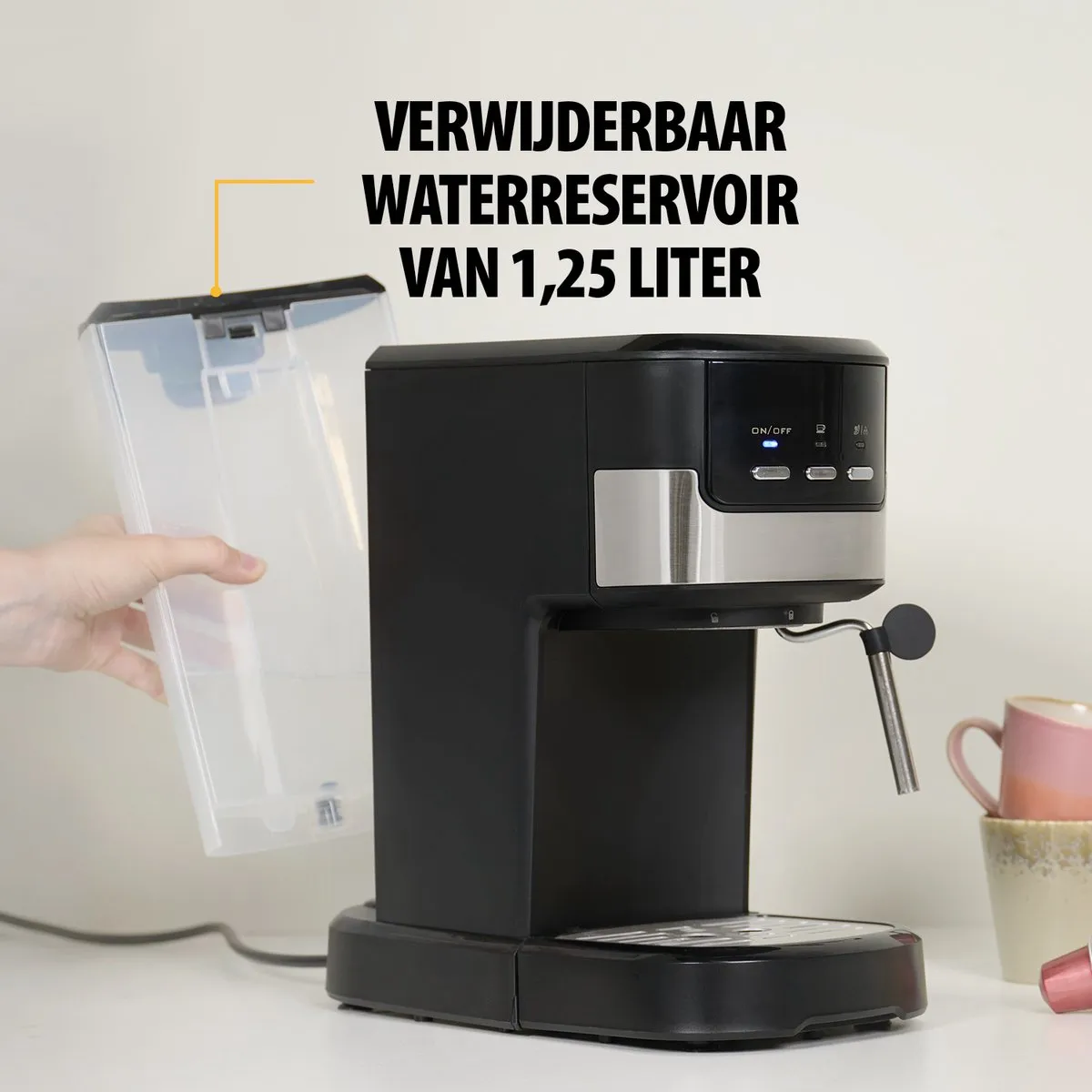 Tristar CM-2278 - Espressomachine 20 Bar - Voor capsules & gemale koffie - Koffiecupmachine