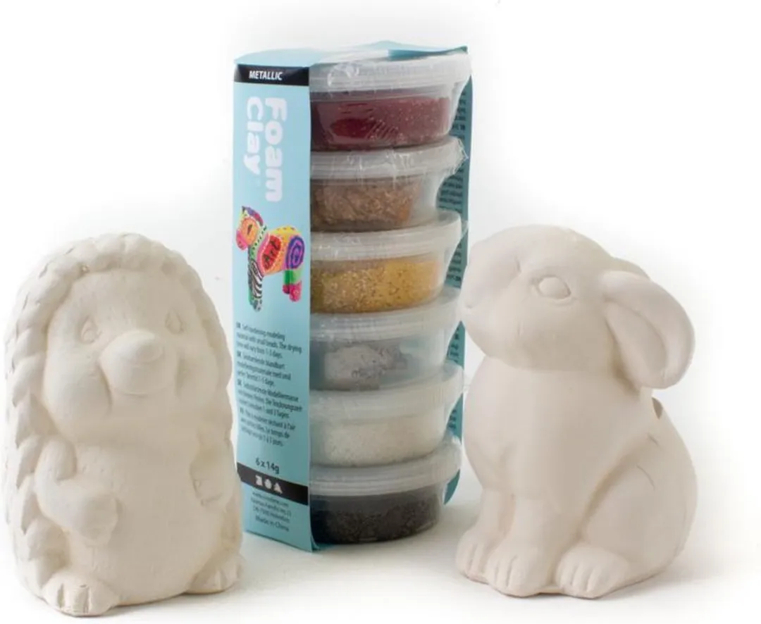Foam Clay Knutselpakket Egel & Bosdieren