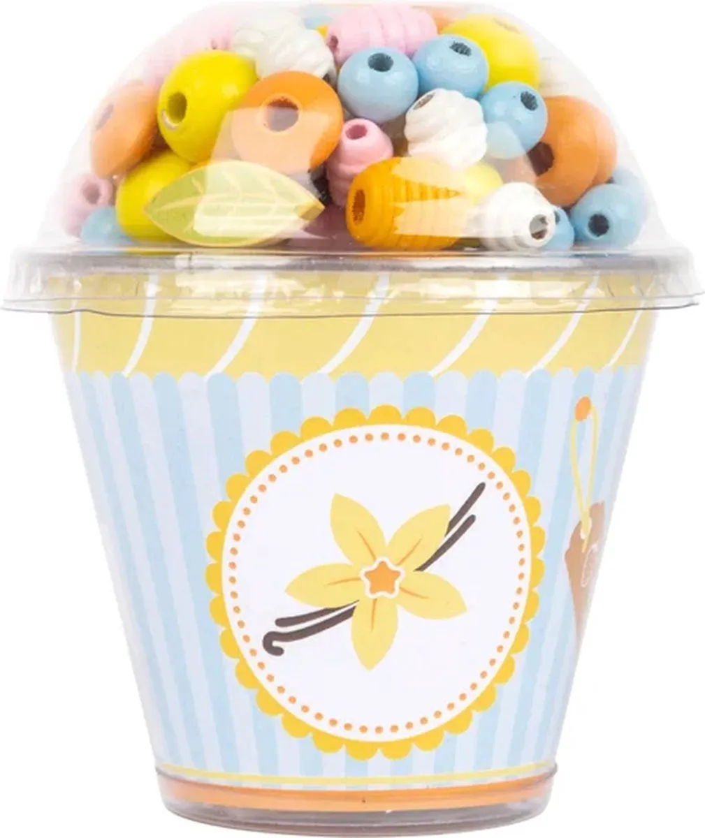 Small Foot Houten Kralen Sieraden Maken Cupcake - Multicolor - afbeelding 6 van 6