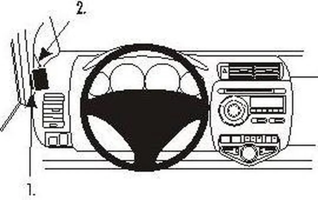 Brodit ProClip 803582 Honda Jazz 2005-2008 - Grijs