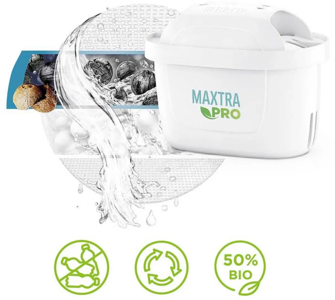 BRITA Maxtra Pro Pure 4er Waterfilter - 150L - Wit