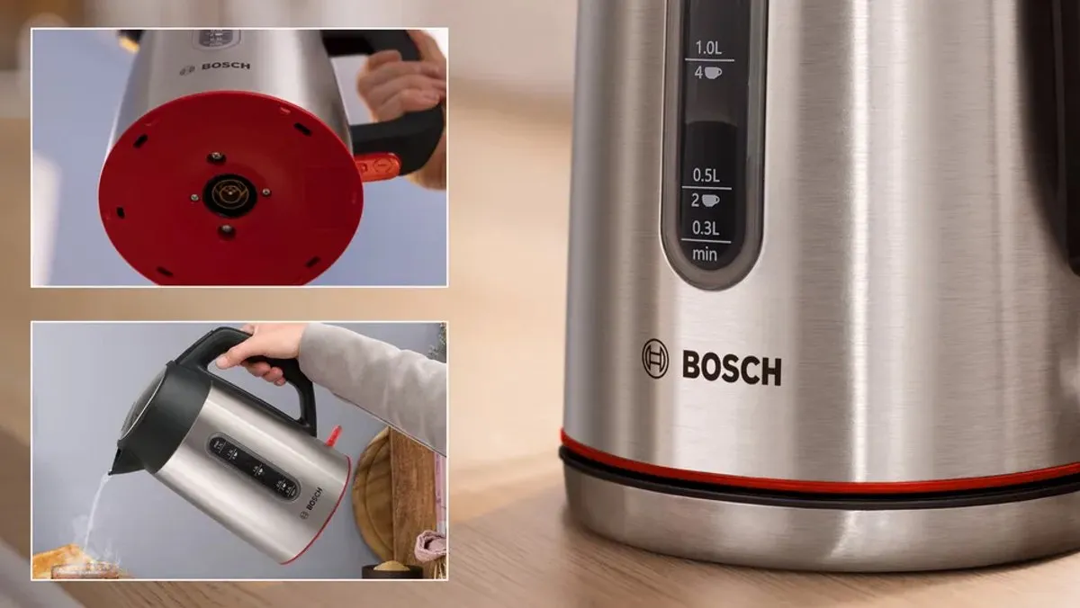 Bosch TWK5M440 Waterkoker 1.7L - 2400W - Roestvrijstaal - afbeelding 6 van 6