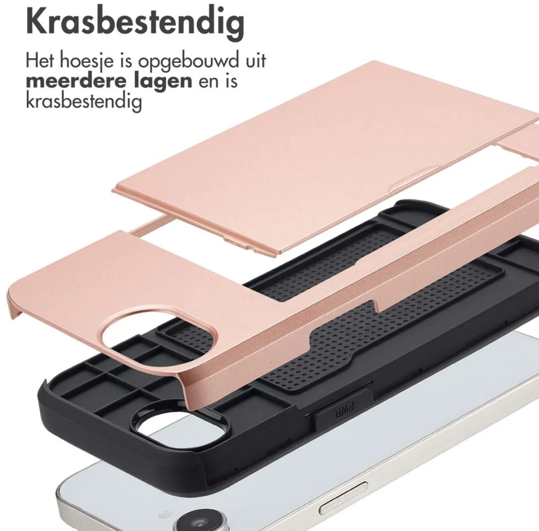 Imoshion Hoesje met Pasjeshouder iPhone 16e - Rosé Goud