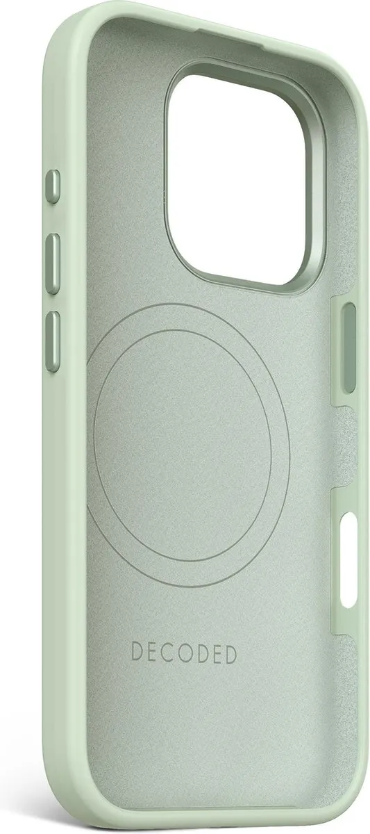 Decoded Siliconen Hoesje iPhone 16 Pro - Groen - MagSafe