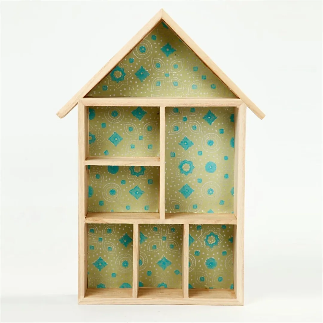 Creativ Company Houten Letterhuis 30x22x3,5cm - Blank