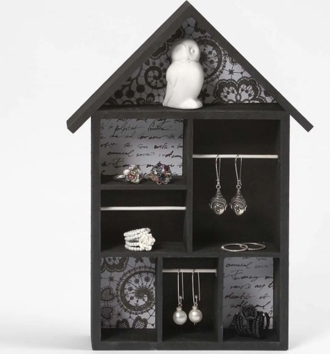 Creativ Company Houten Letterhuis 30x22x3,5cm - Blank