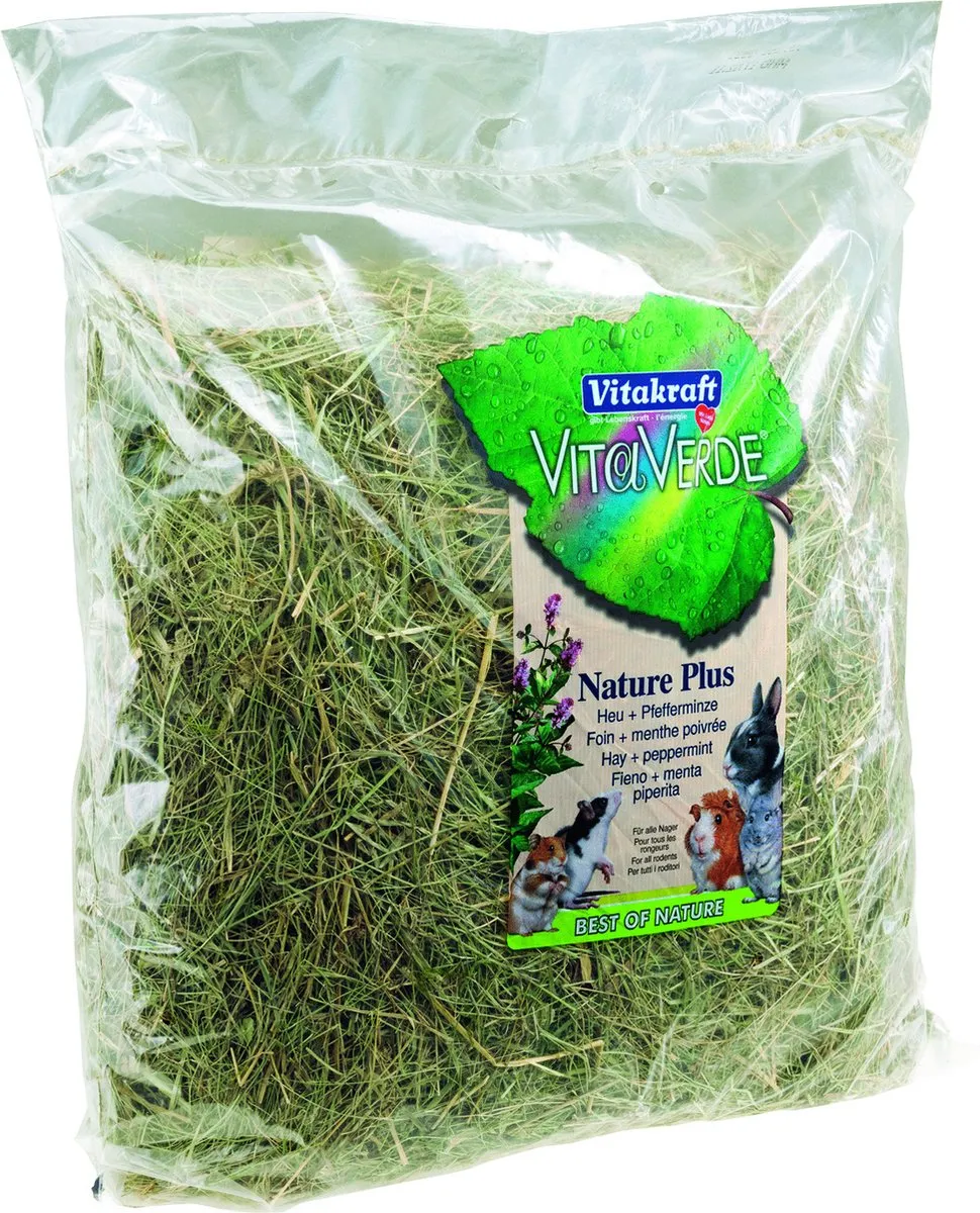 Vitakraft Vita Verde Hooi Pepermunt 500g