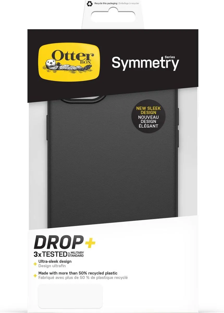 OtterBox Symmetry Hoesje 77-88465 - iPhone 14 Plus - Zwart