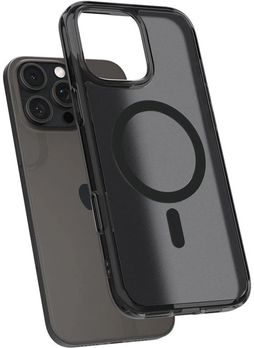 Spigen Ultra Hybrid MagFit ACS08384 Hoesje - iPhone 16 Pro - Zwart - afbeelding 6 van 6