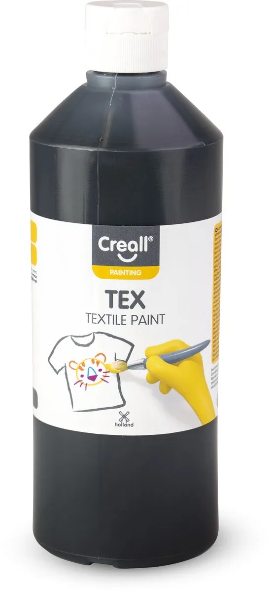 Creall Tex Stoffenverf Zwart 500ml