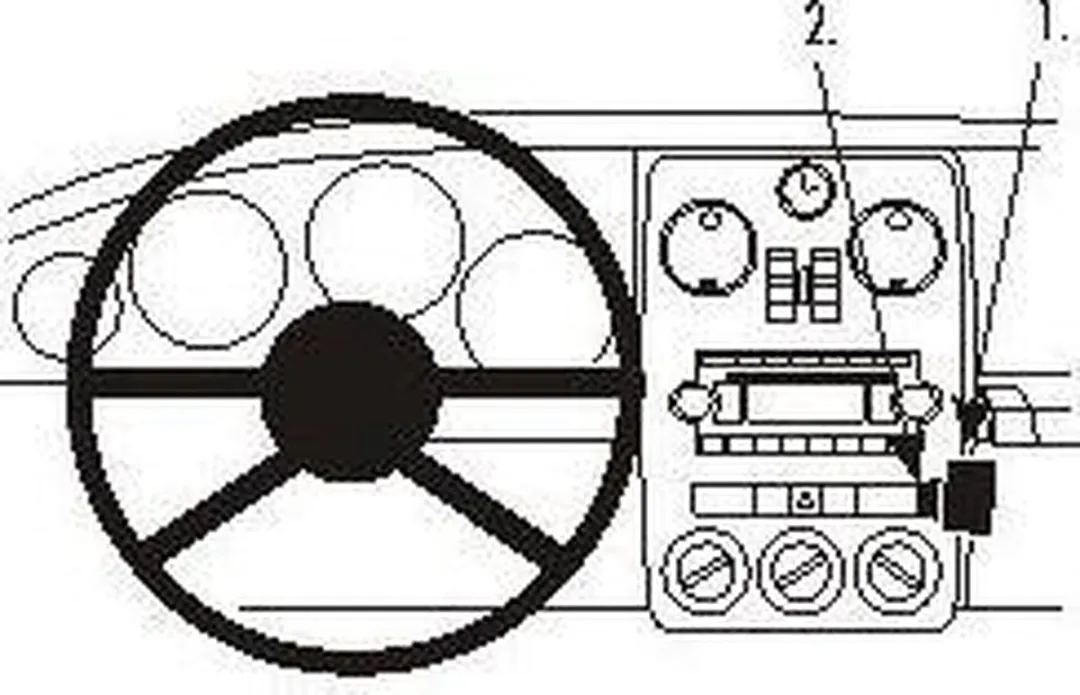 Brodit ProClip 853914 Houder - Chrysler PT Cruiser 2006-2010 - Zwart