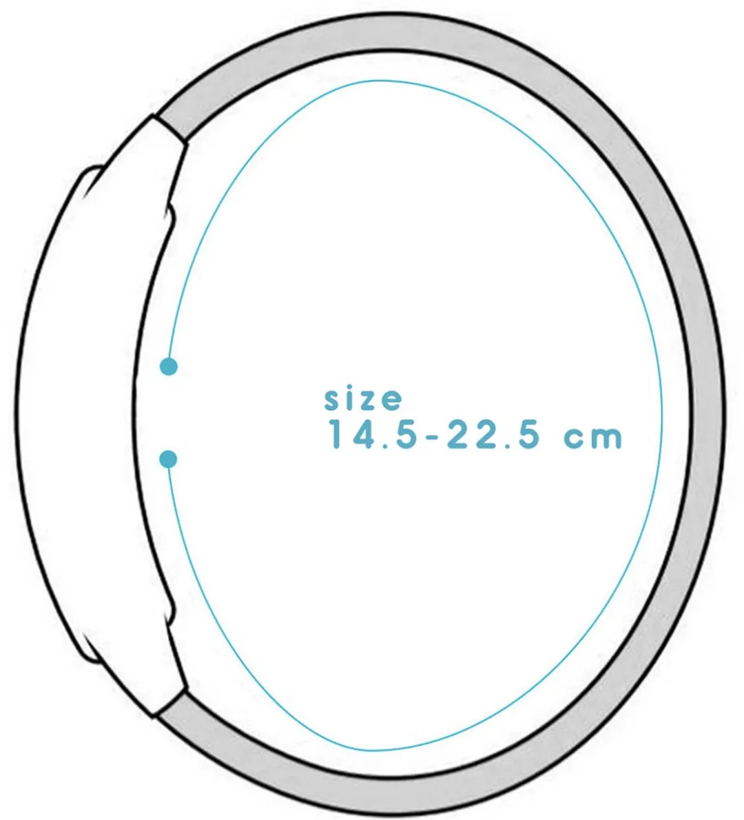 Imoshion Milanees Magnetisch Bandje - Fitbit Sense/Versa - Zwart