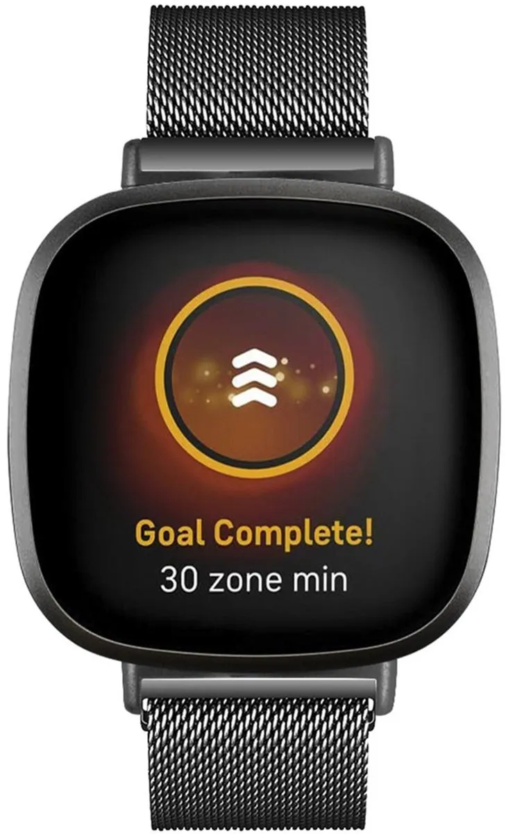 Imoshion Milanees Magnetisch Bandje - Fitbit Sense/Versa - Zwart
