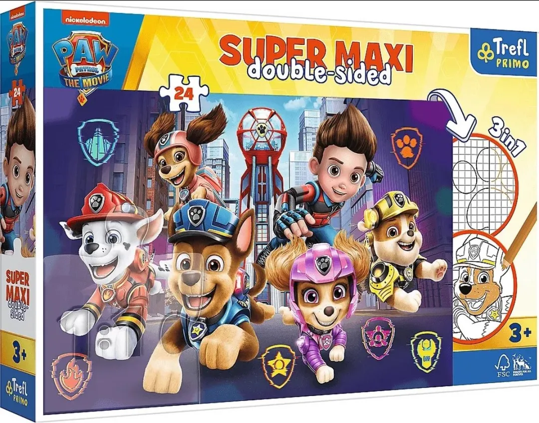 Trefl Paw Patrol Super Maxi Puzzel 24 Stuks