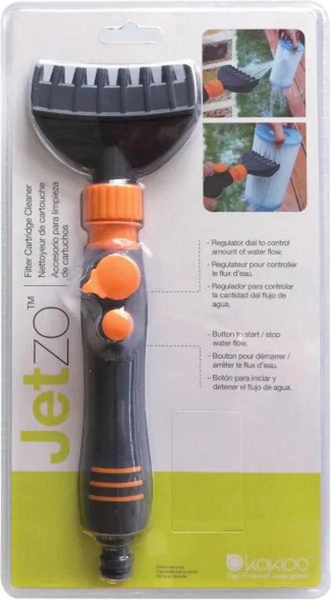 Kokido Boreal Filter Cartridge Cleaning Nozzle - Grijs/Oranje