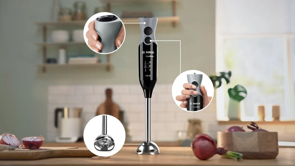 Bosch MSM67170 ErgoMixx Staafmixer 750W - Zwart
