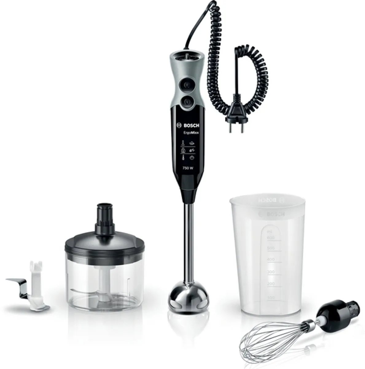 Bosch MSM67170 ErgoMixx Staafmixer 750W - Zwart