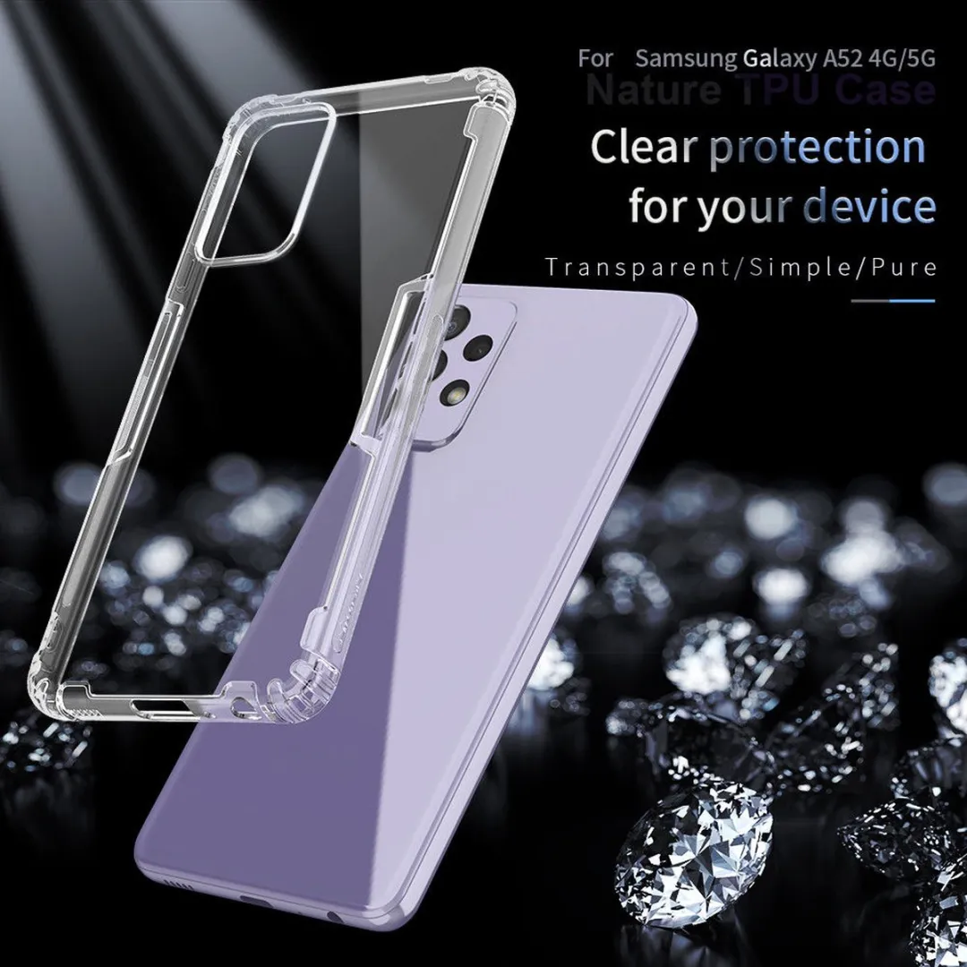 Nillkin Nature TPU Hoesje - Samsung Galaxy A52 - Transparant - afbeelding 4 van 6
