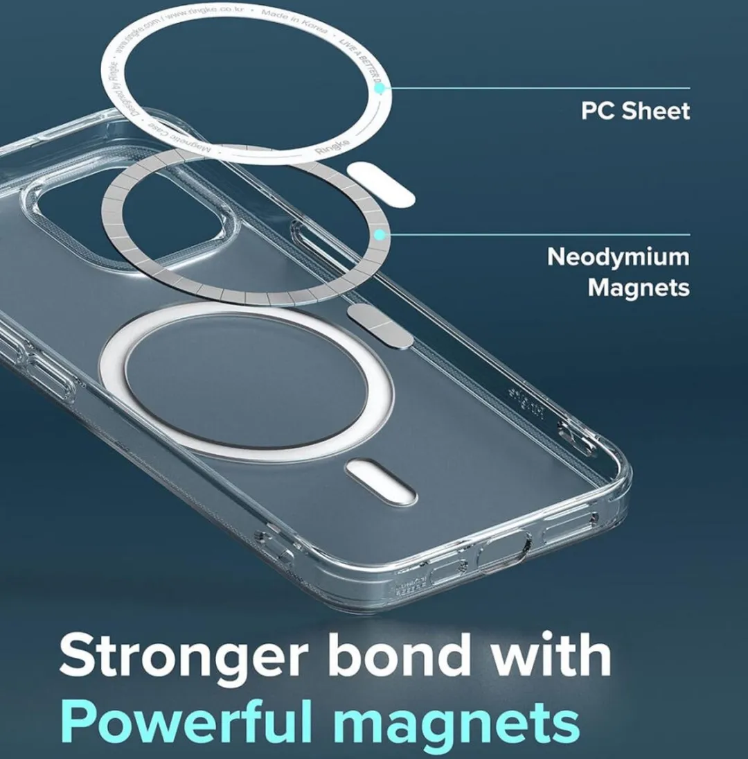 Ringke Fusion MagSafe Hoesje iPhone 13 - Matte Transparant